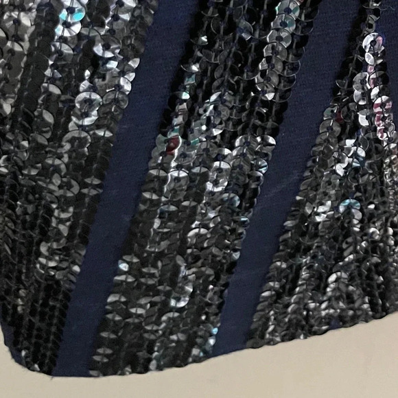 BCBG Maxazria sequin dress party xxs blue - Picture 7 of 7